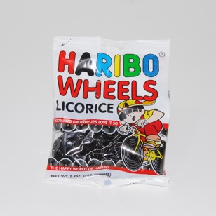 Haribo licorice wheel