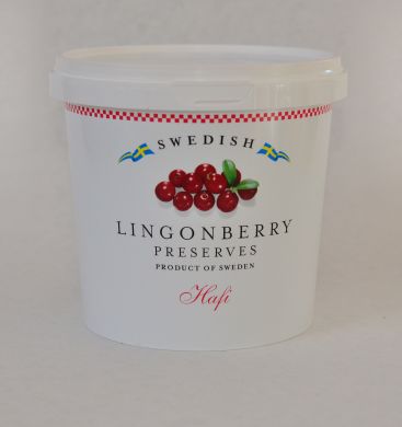 Hafi Lingonberry Preserve Tub