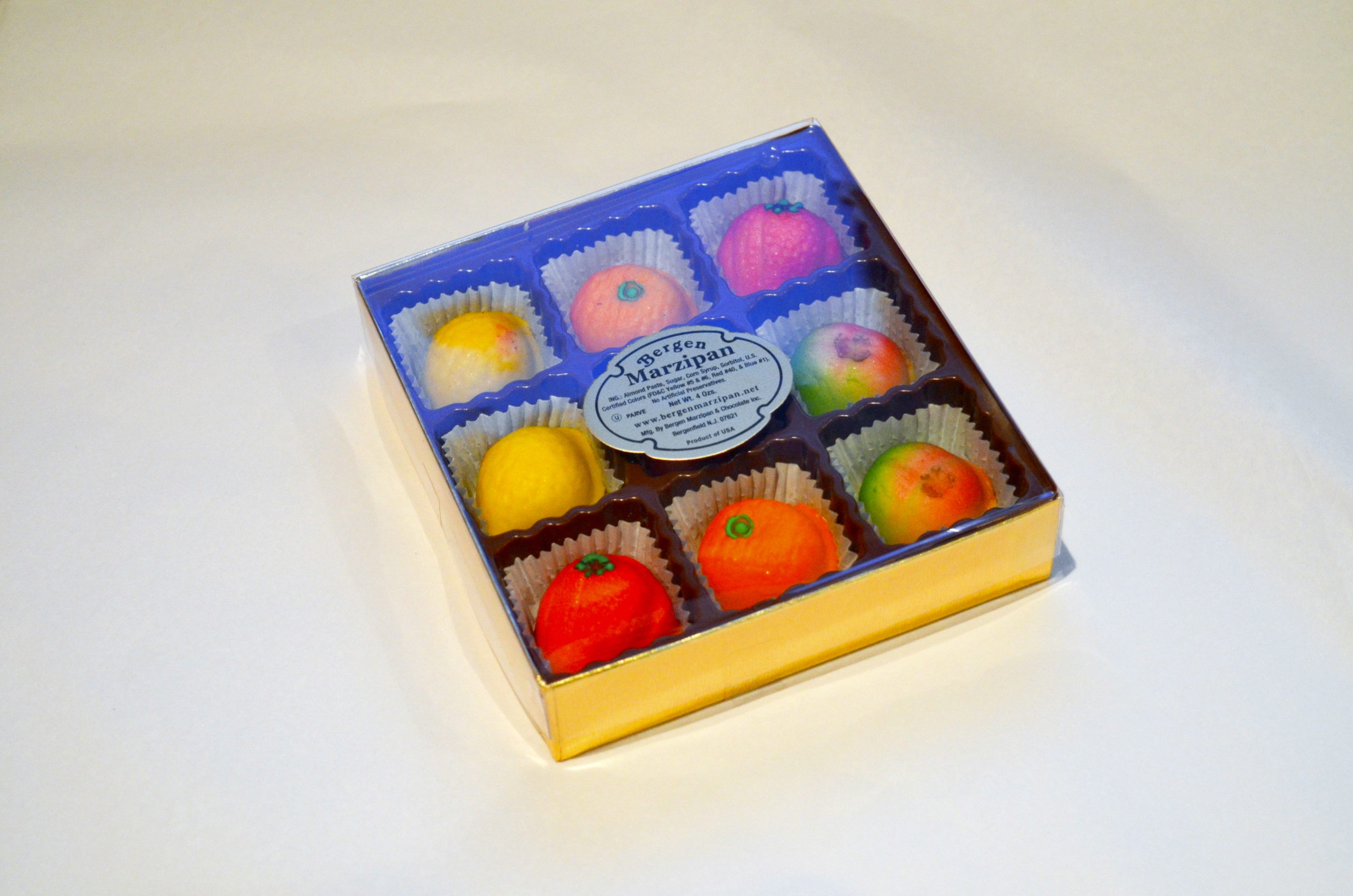 Marzipan fruit tray