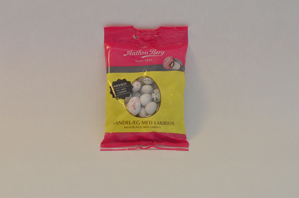 Anthon Berg almond licorice eggs