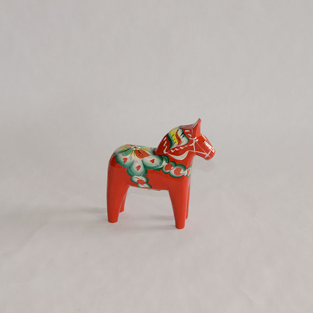 Dala horse, red 10cm