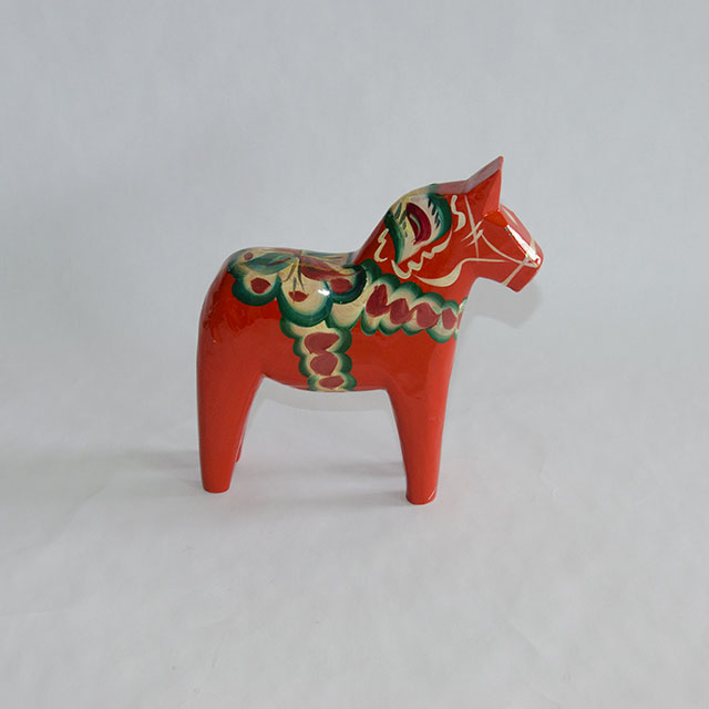 Dala horse, red 15cm