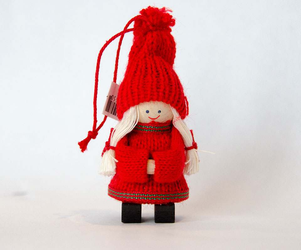 Tomte girl ornament