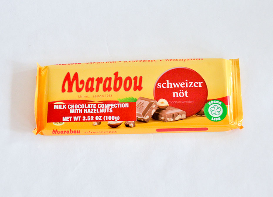 Marabou Swiss Nut Milk Chocolate Bar