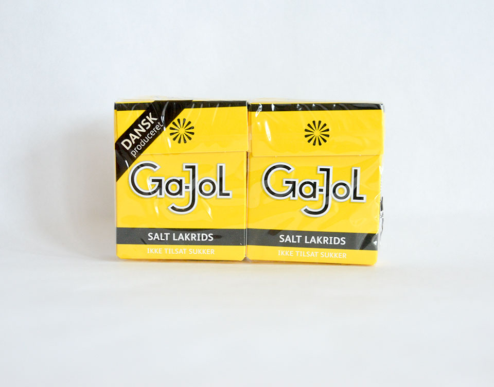 Gajol Salt Lakrids, yellow 2 pack