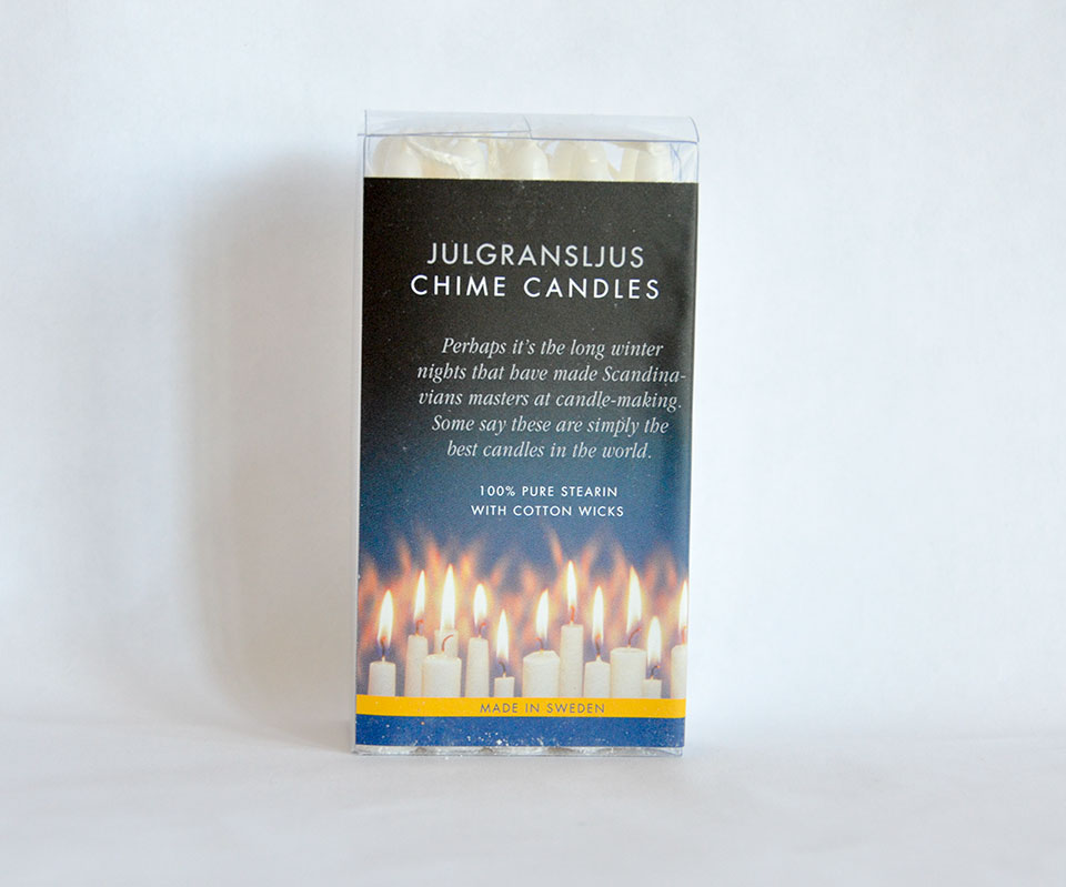 Chime candles, white