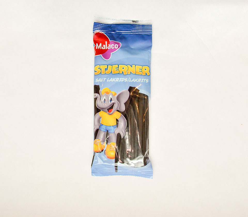 Malaco Stjerner Salt licorice