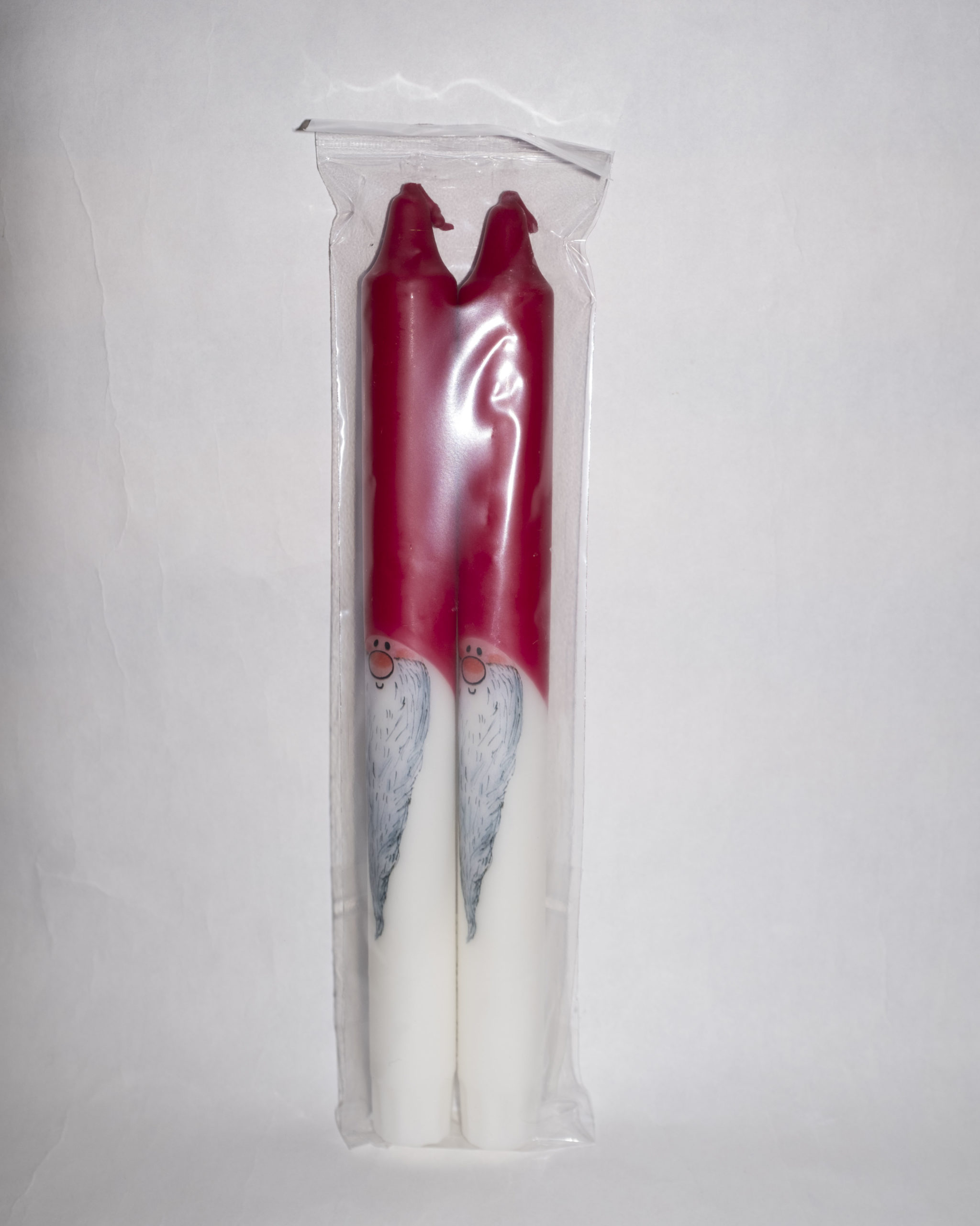 Santa candles, 2 pack