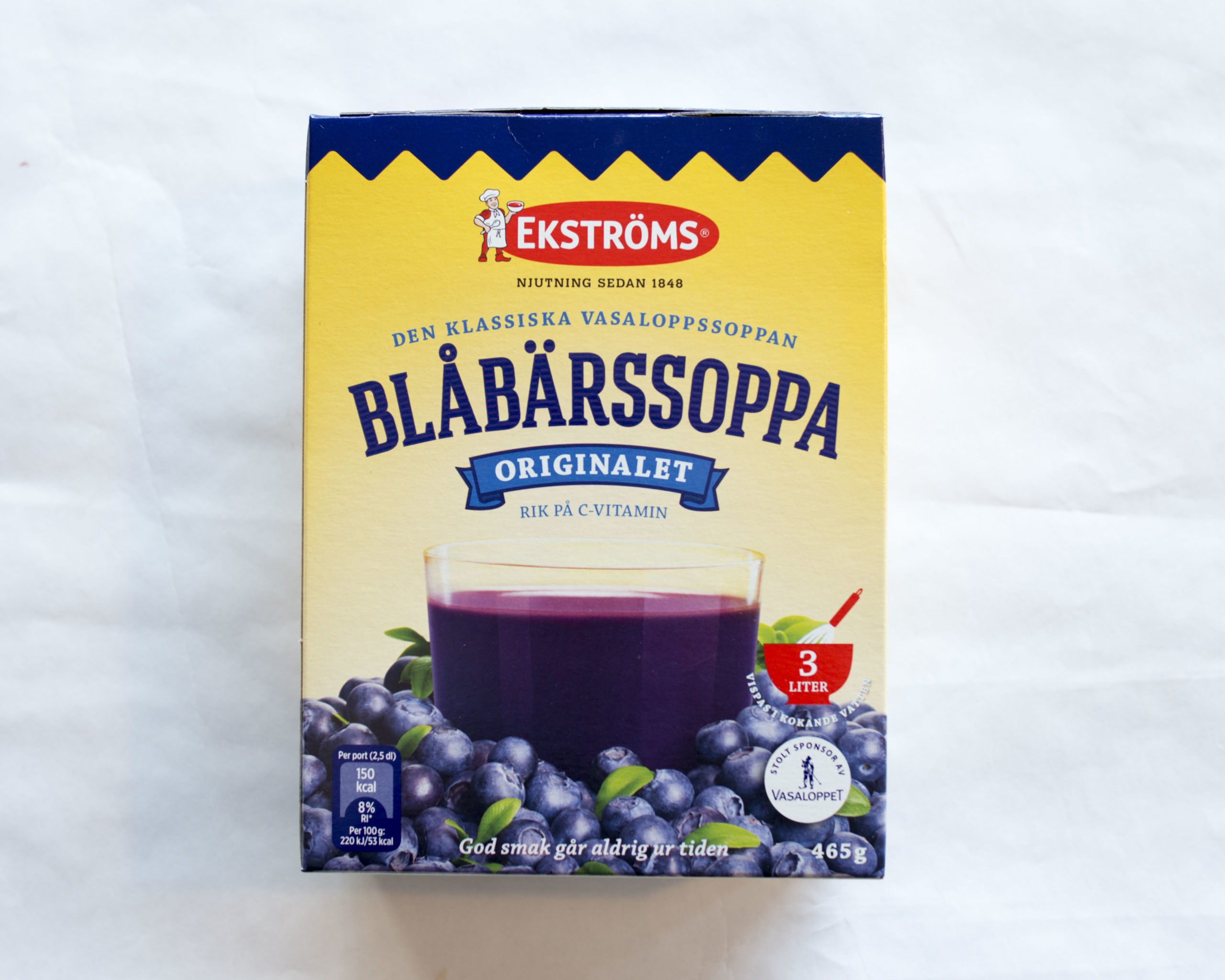 Ekströms Blueberry Soup, large 3Liter pack