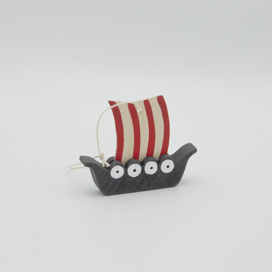 Viking ship ornament