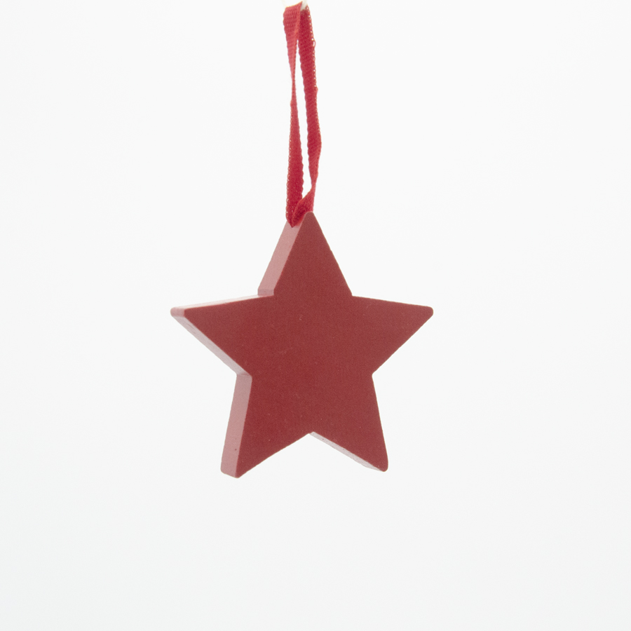 Red star ornament