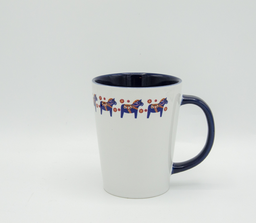 Blue Dala Horse Mug