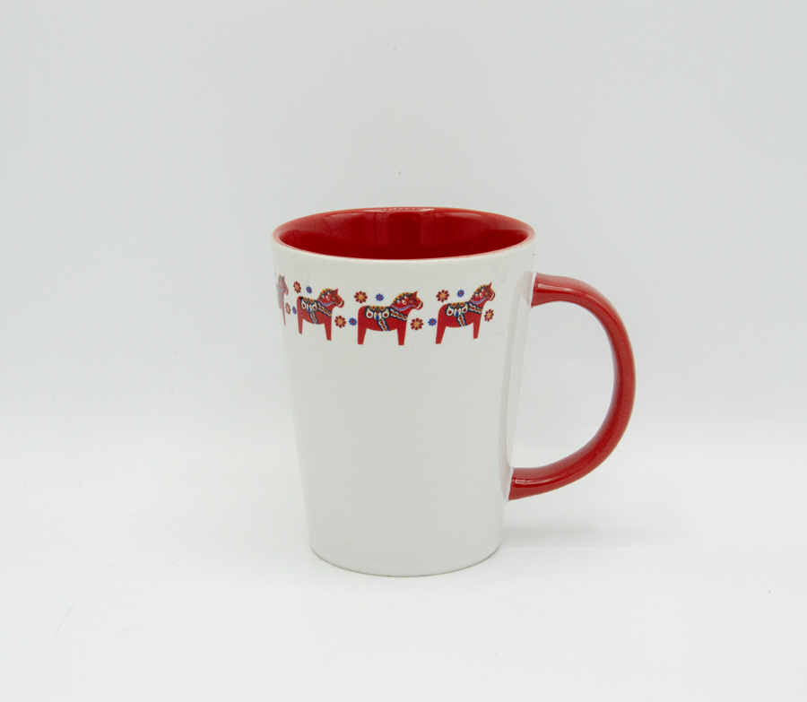 Red Dala Horse Mug