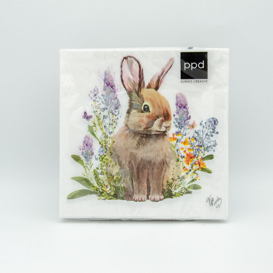 Belle Bunny, lunch napkin