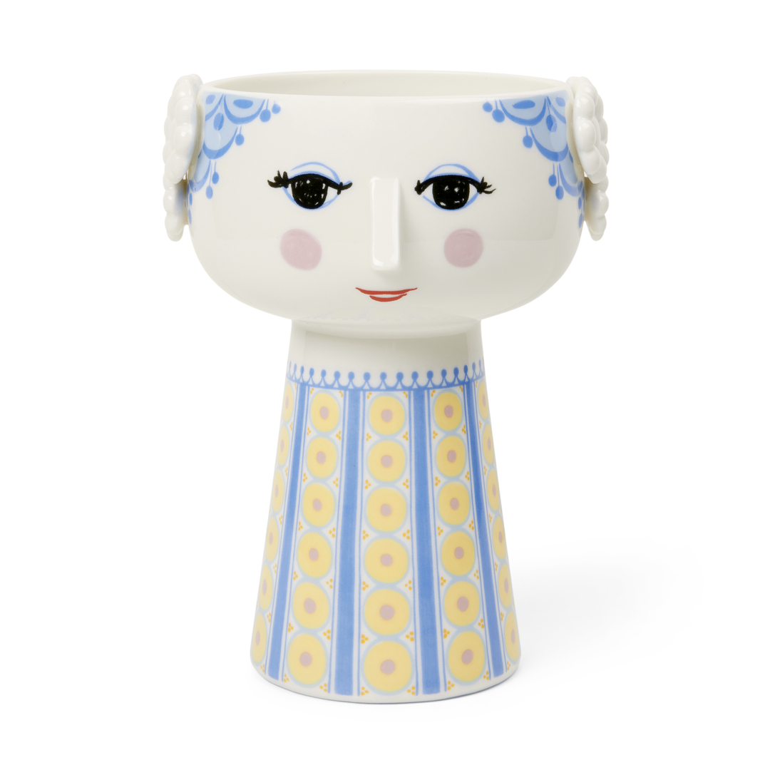 Eva Flower Vase light blue