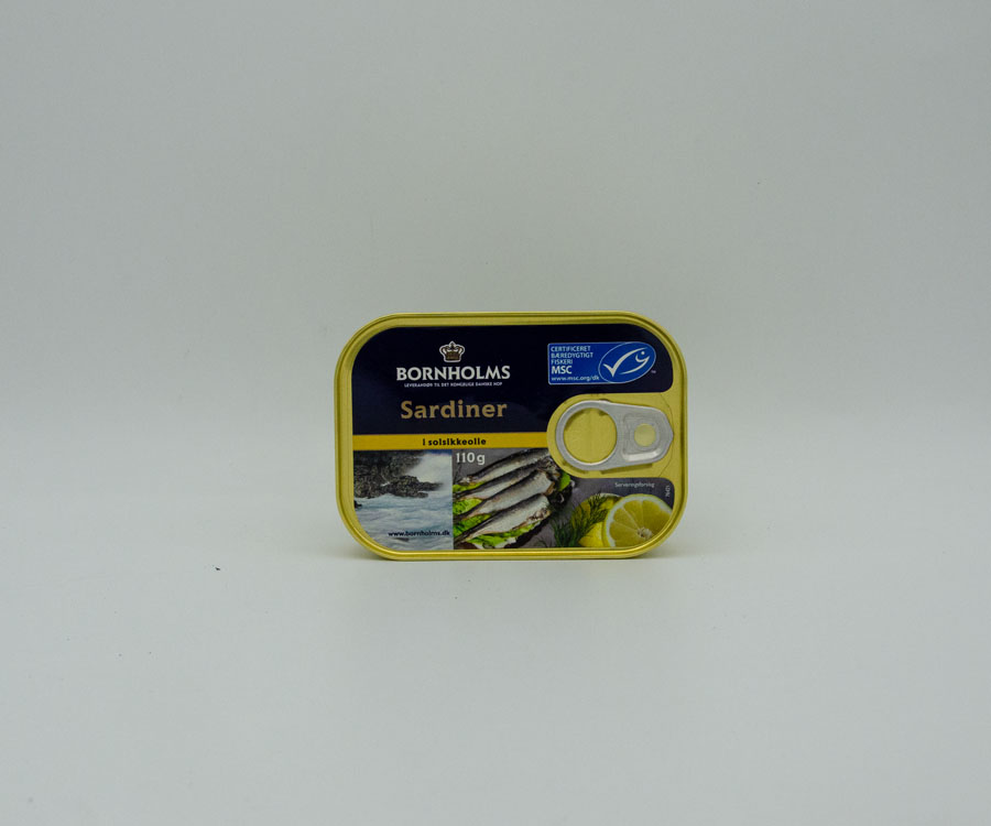 Bornholms sardines in oil